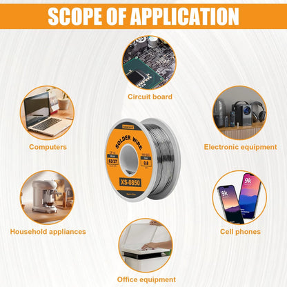 63/37 Solder Wire with 1.8% Flux for Automotive Applications