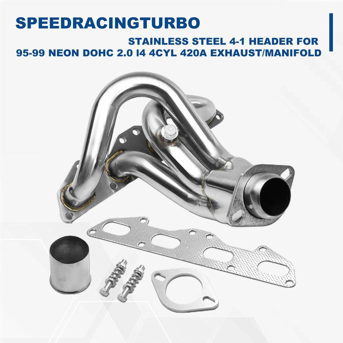 Stainless Steel 4-1 Header Exhaust/Manifold for Dodge Neon (1995–1999)