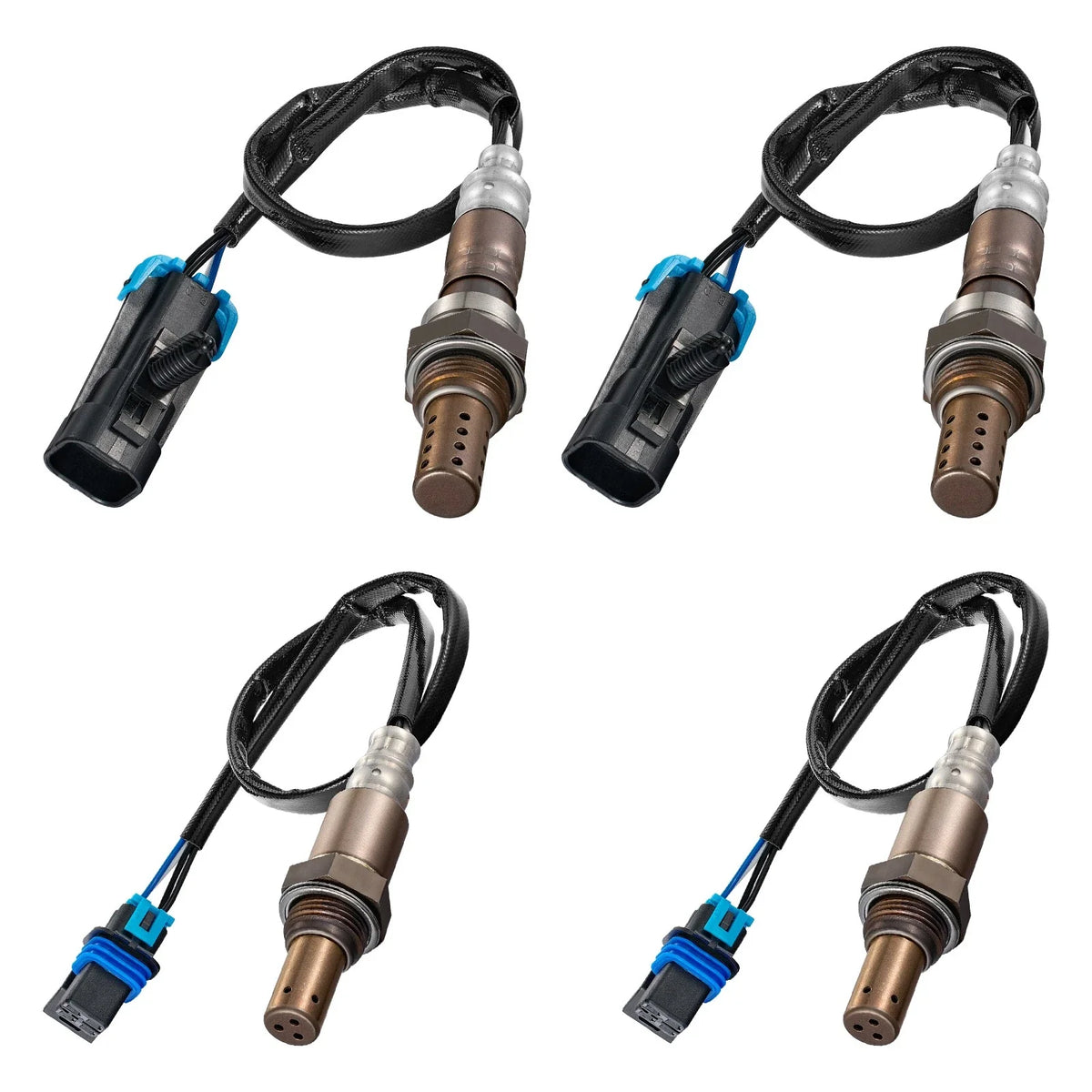 Set of 4 O2 Oxygen Sensors for Isuzu Ascender (2006) 234-4112 234-4337
