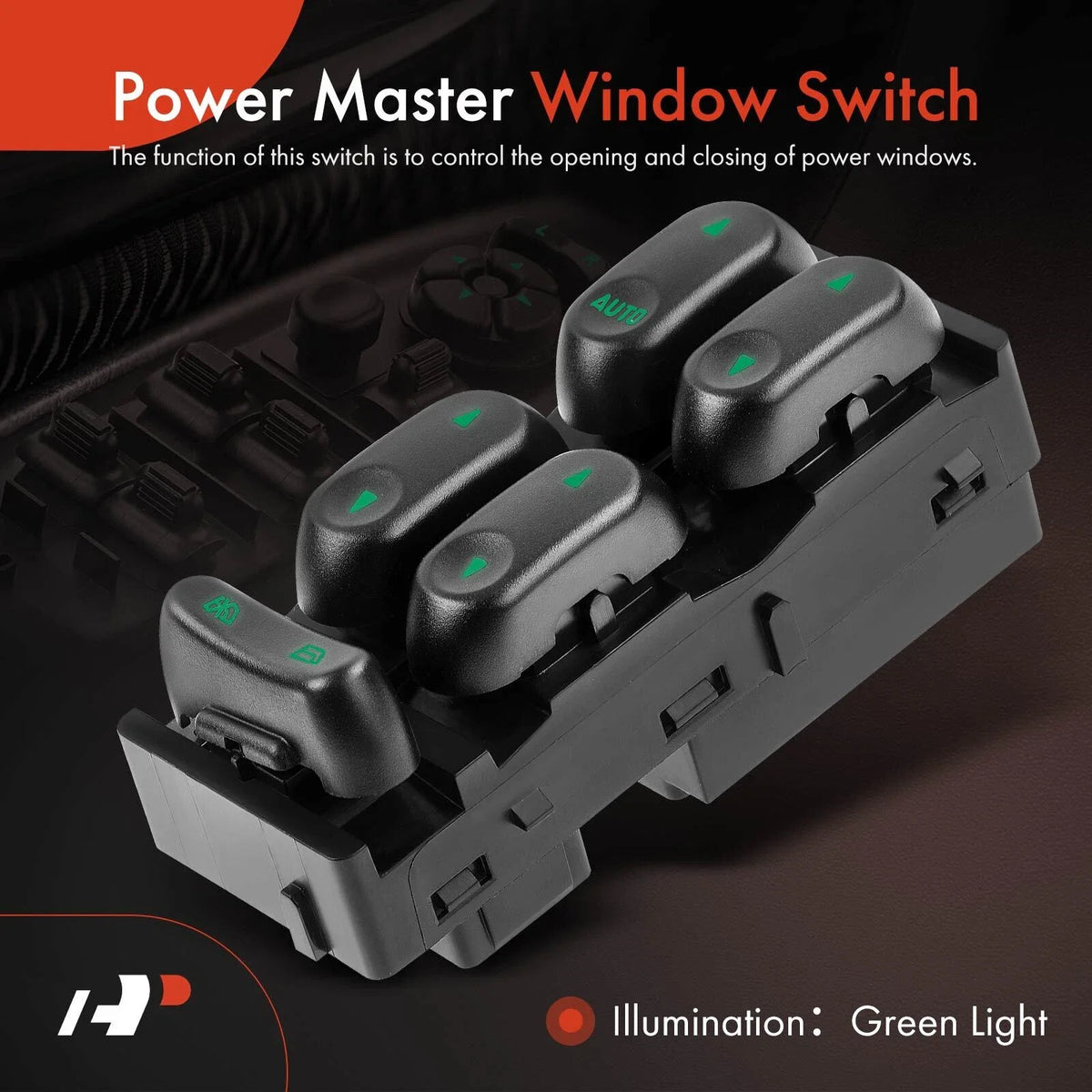 Front Right Power Window Switch for Dodge Durango Jeep Grand Cherokee (1998–2009)