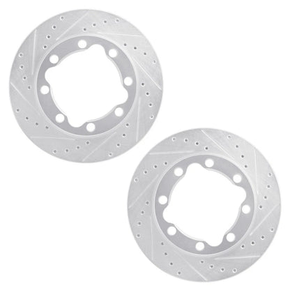Drilled and Slotted Rotors for Chevy C2500/K2500 (1992–2000) ALX-PAU-DF-7212-40116-CLA2