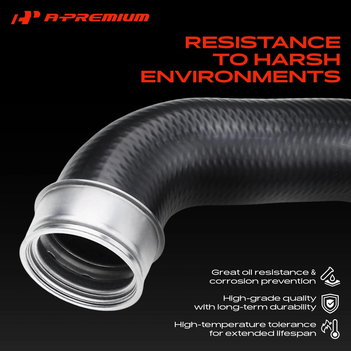 Turbocharger Intercooler Hose for VW Tiguan (2009–2018) 5N0145834J, 5N0145834A, V10-4385