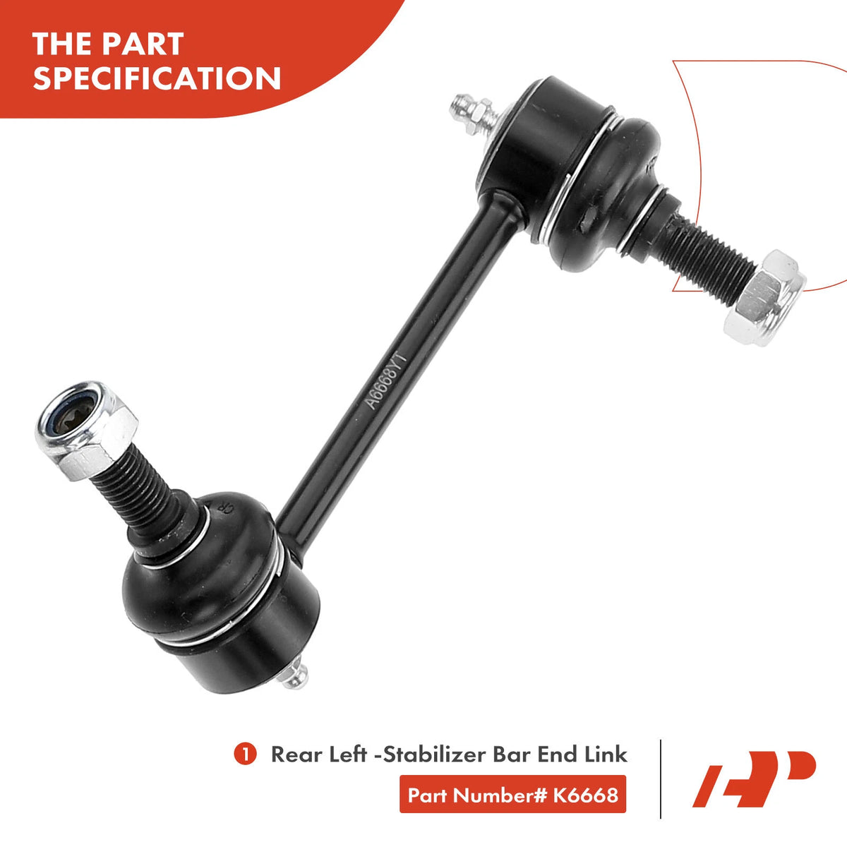 Set of 8 Front Lower Ball Joints Sway Bar Links for Buick Rainier (2004–2007)