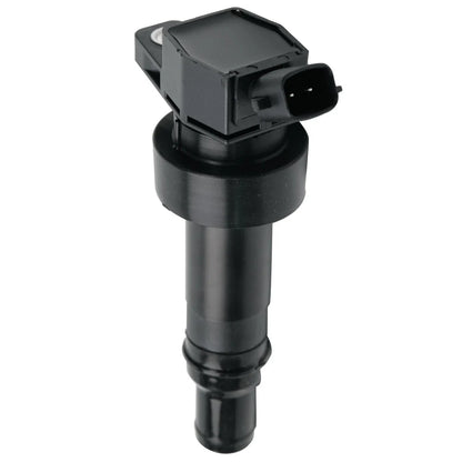 Set of 4 Ignition Coils & 4 Spark Plugs for Hyundai Accent Veloster Kia Rio Soul (2011–2019)