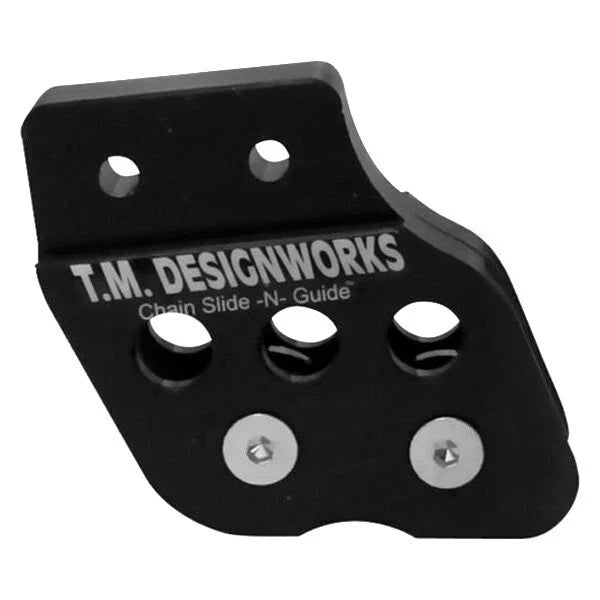 TM Designworks Rear Chain Guide with Dual Rollers for Honda TRX 250R (1986–1989)