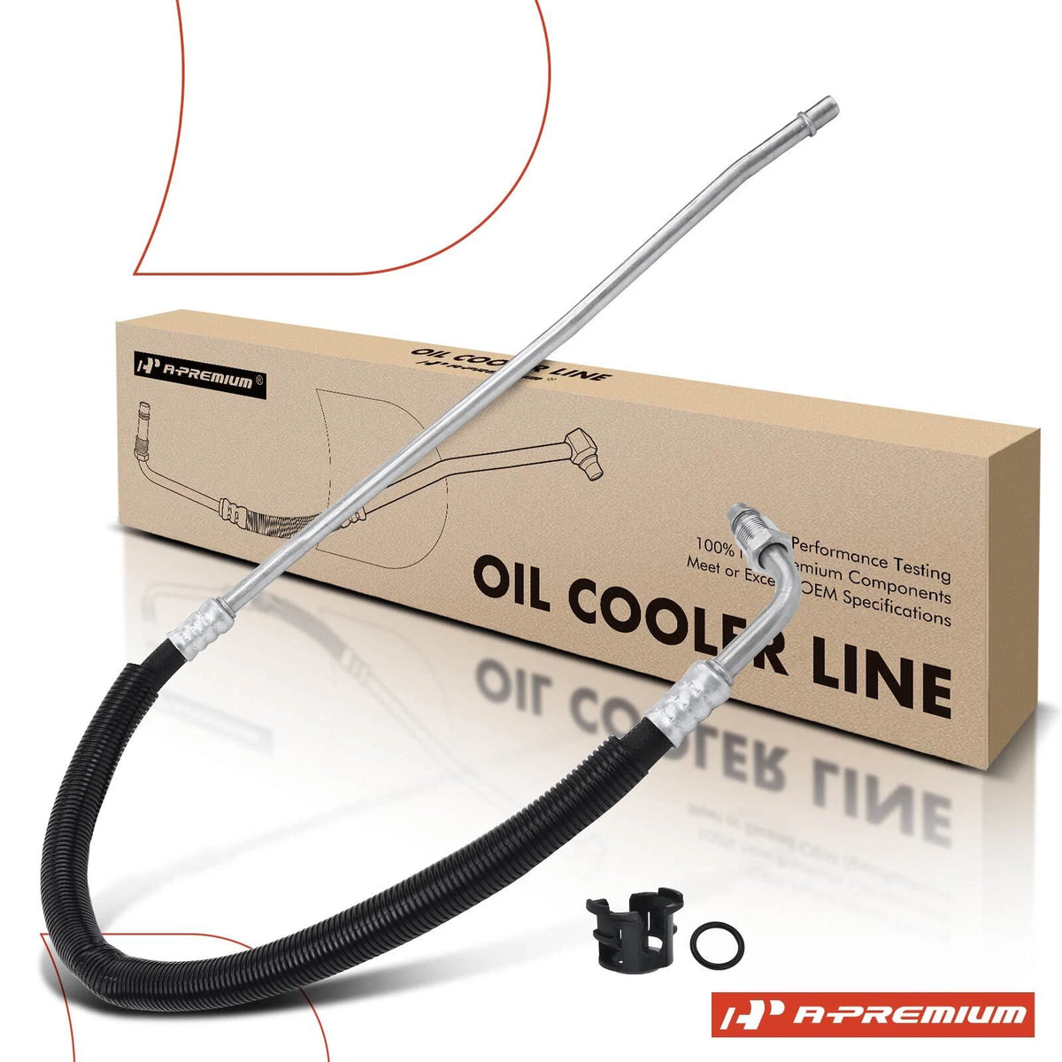 Lower Engine Oil Cooler Line for GMC Yukon, Chevy C1500, Suburban (12472284, 625-140)