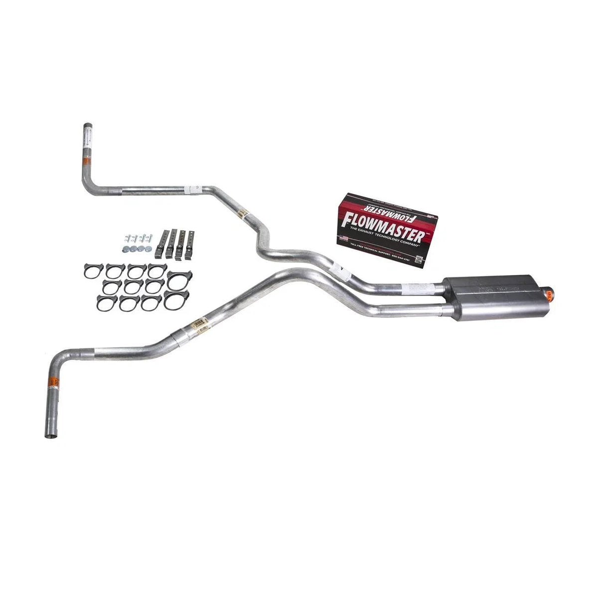 Dual Exhaust MA Pipe for F150 (1987–1994) Flowmaster 50 Side Exit
