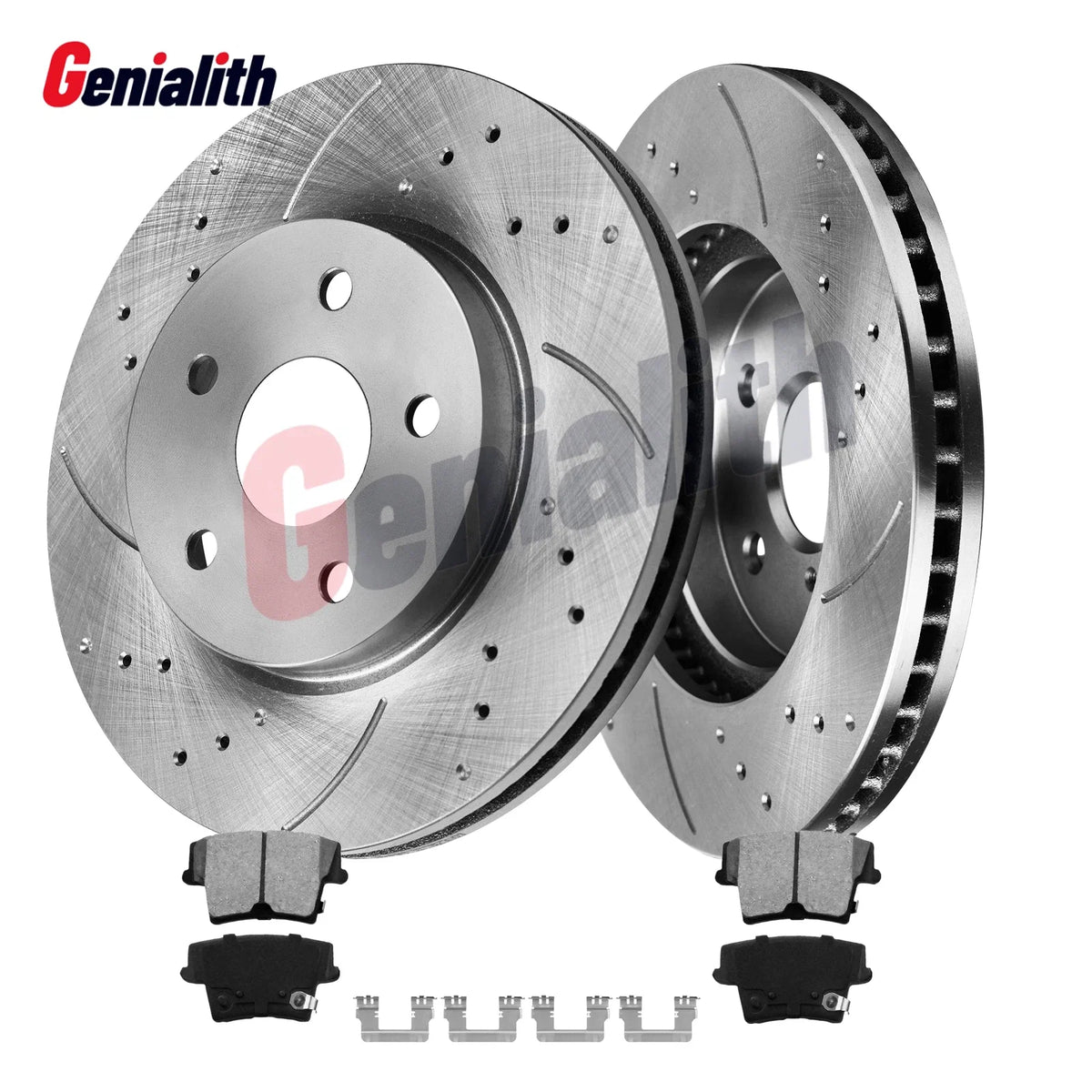 Rear Disc Rotors Brake Pads Kit for Chrysler 300 Dodge Charger (2005–2023)