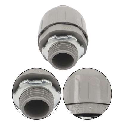 150 Pcs 1/2 Inch Liquid Tight Connector PVC Electrical Conduit Fittings