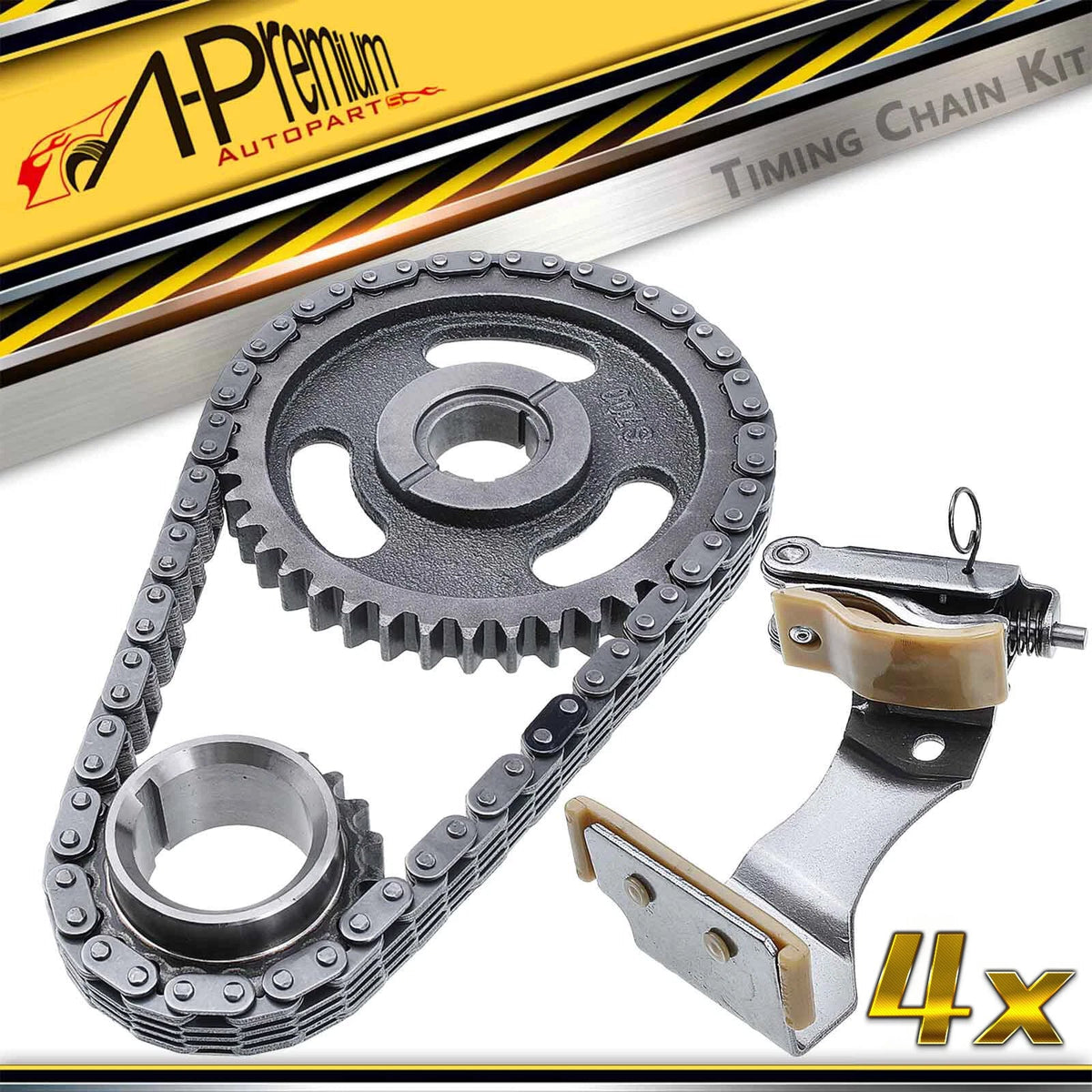 4X Timing Chain Kit for Ford F-150, Lincoln Continental, Mercury Sable (1997–2003)