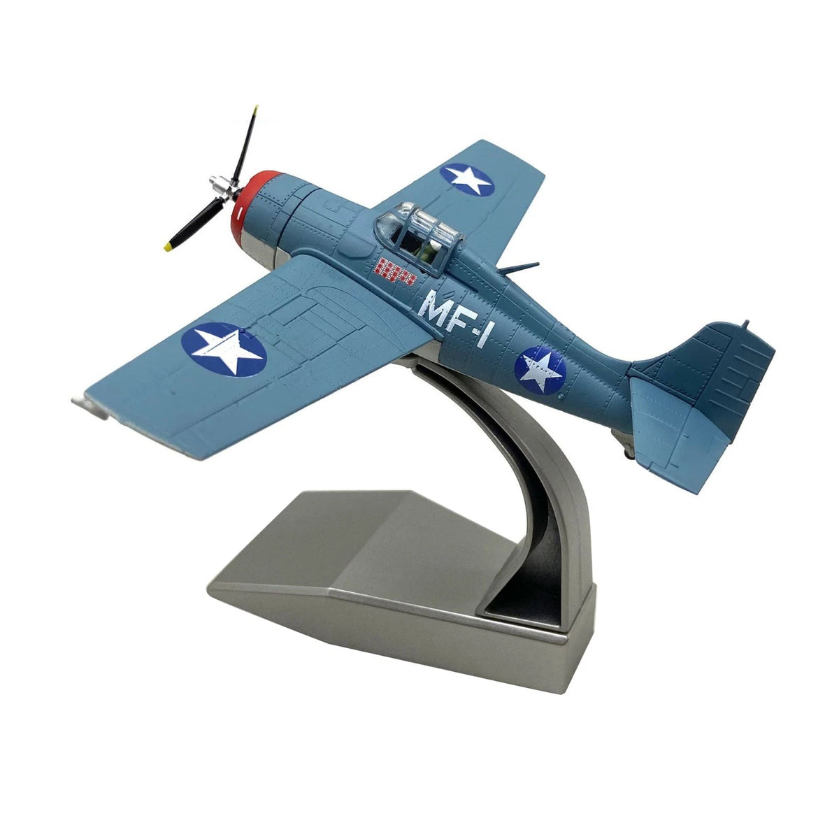 1:72 WWII Grumman F4F Wildcat Fighter Model Alloy (No Part Numbers)