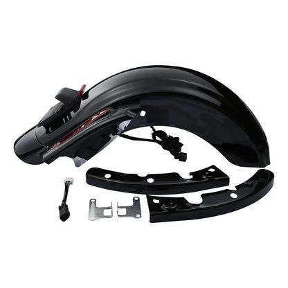 5" Stretched Hard Saddlebags & Rear LED Fender for Harley Street Road Glide (2009–2013)