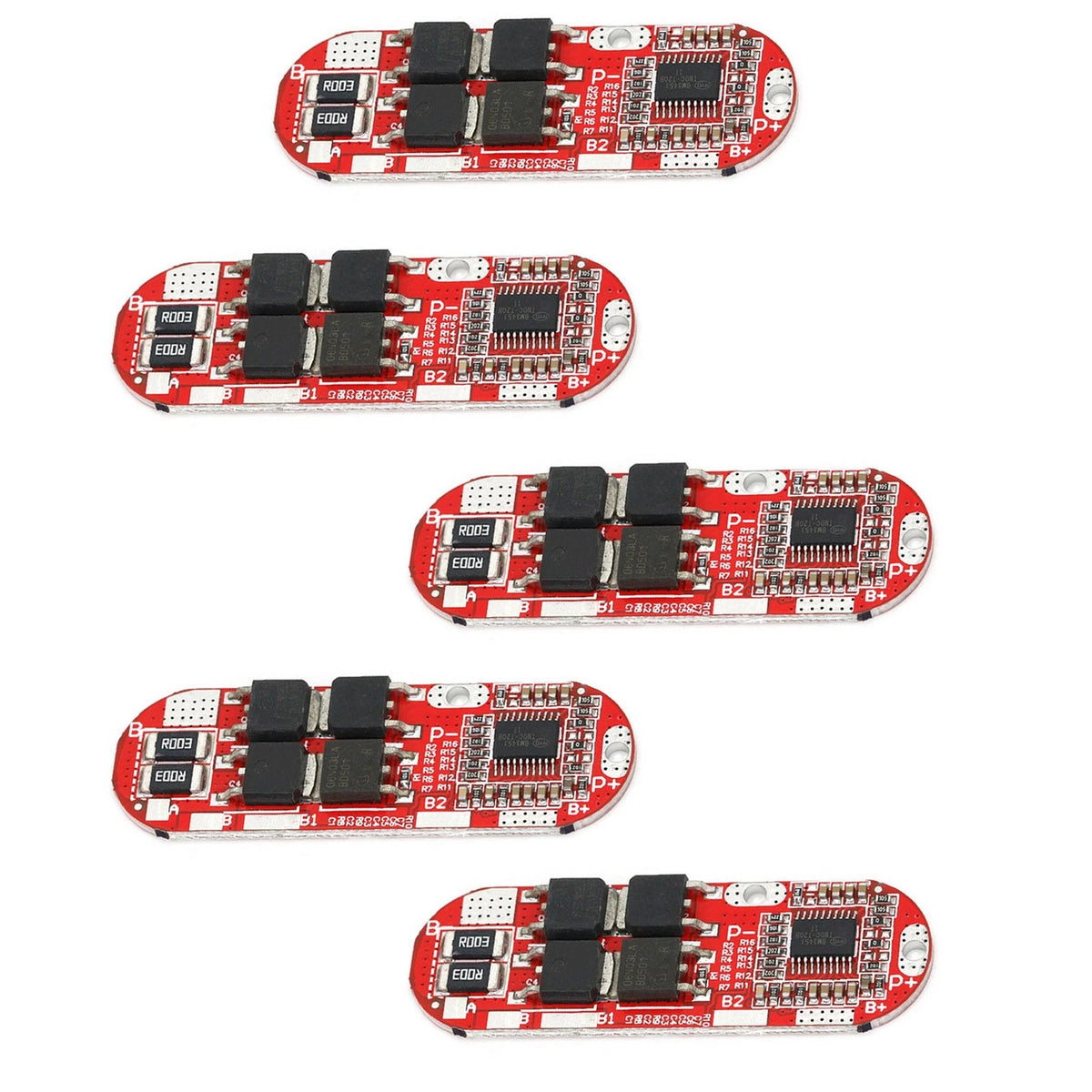 4pcs BMS Protection Board 25A with Short Circuit & Temperature Protection