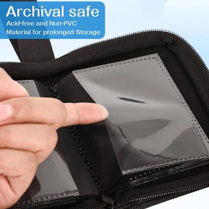 Pocket Card Binder for Collectible Trading Albums (Single Small, Black)