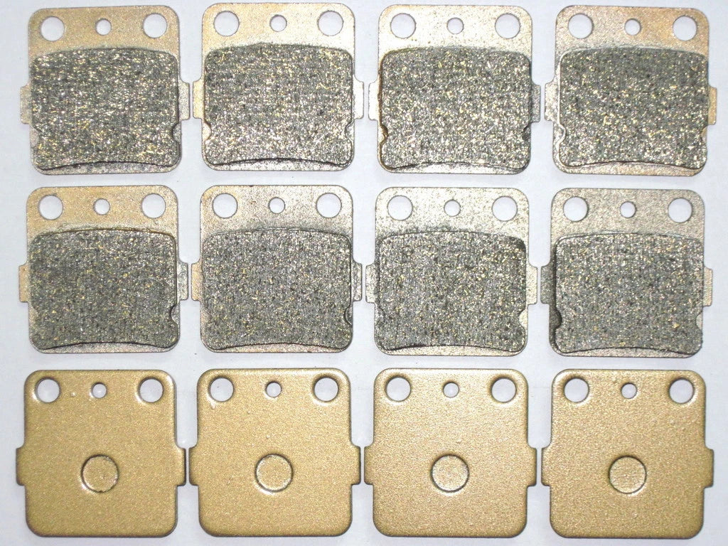 12 Front Rear Brake Pads for Yamaha YFM 350 Raptor (2004–2007) BRAKES RE