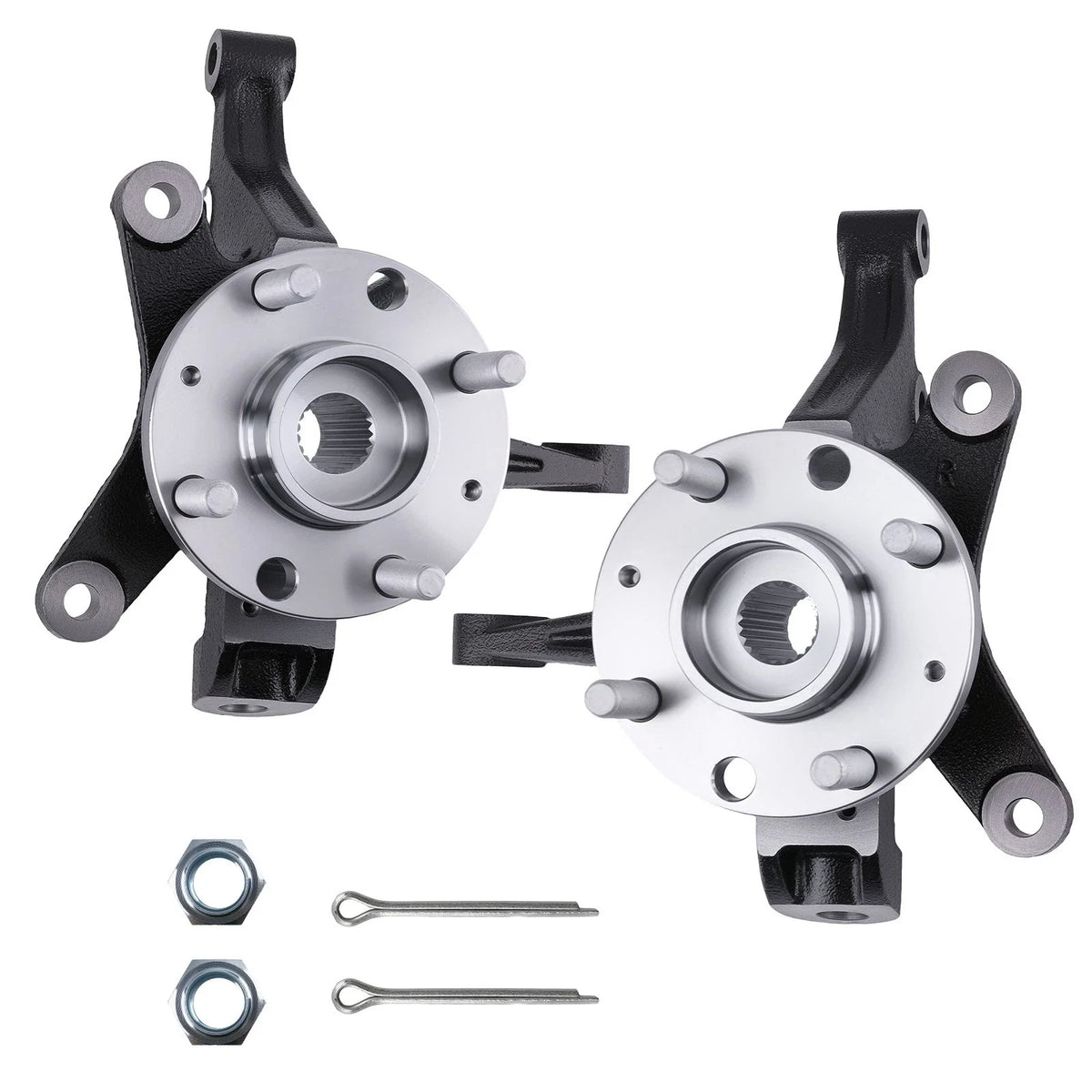 Pair Front Steering Knuckle Hub Bearings for Chevrolet Aveo/Pontiac G3 (2004–2011)