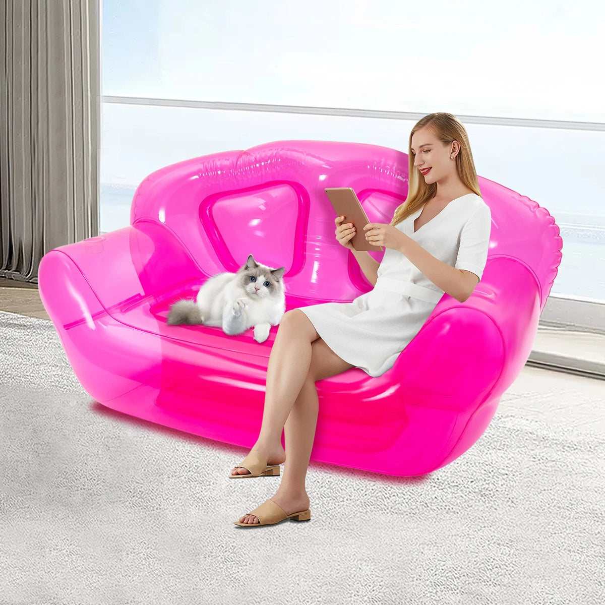 Inflatable Sofa for 2 Person (180-200kg Load)