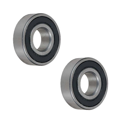 Set of 2 Rubber Sealed Ball Bearings 6203-2RS C3 17x40x12