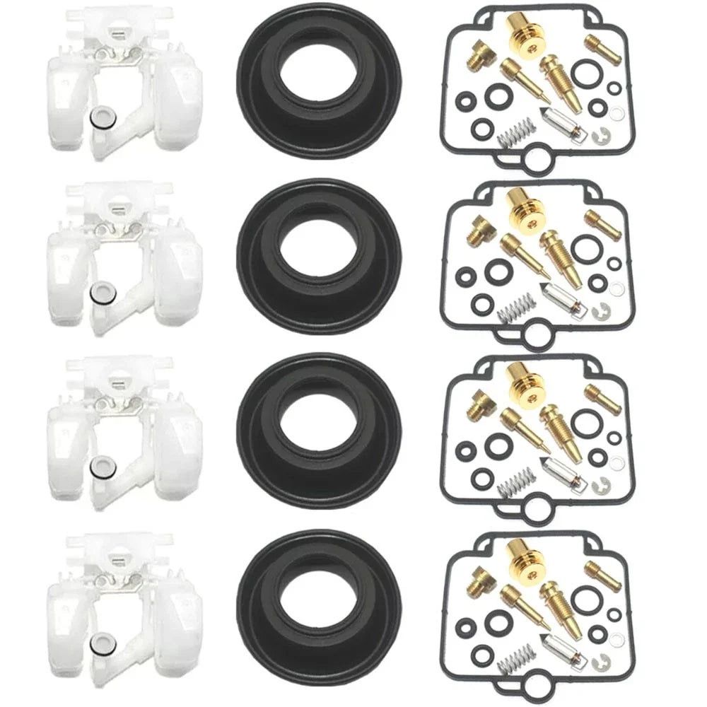 4X Carburetor Diaphragm Repair Kit for Suzuki GS500 (1990–2000)