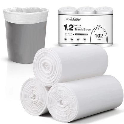 1.2 Gallon Small Trash Bags for Automotive Use (Pack of 102)