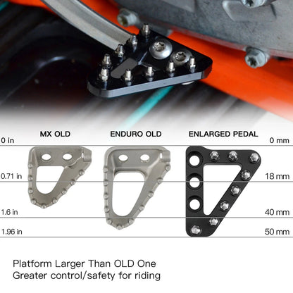 CNC Rear Brake Pedal Tip Plate for Beta RR 250 300 350 390 430 480 (2015–2021)