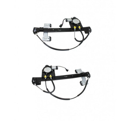 Power Window Regulator and Motor Assembly Pair for Isuzu Ascender (2003–2008) - MLX-PAIR-SHE690-911L-CL360A51, GM1550109