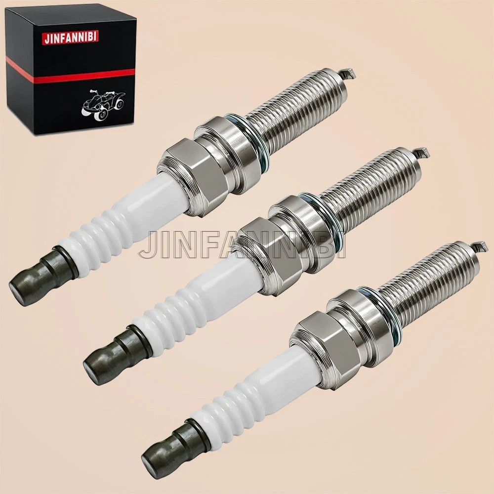 3X Iridium Spark Plugs for Can-Am Maverick X3 R/RR Turbo (2017–2024) #715900492, 415130363