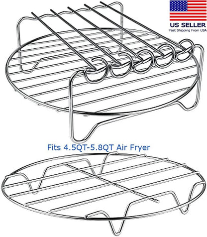 Set of 2 Stackable Air Fryer Racks for VES3300