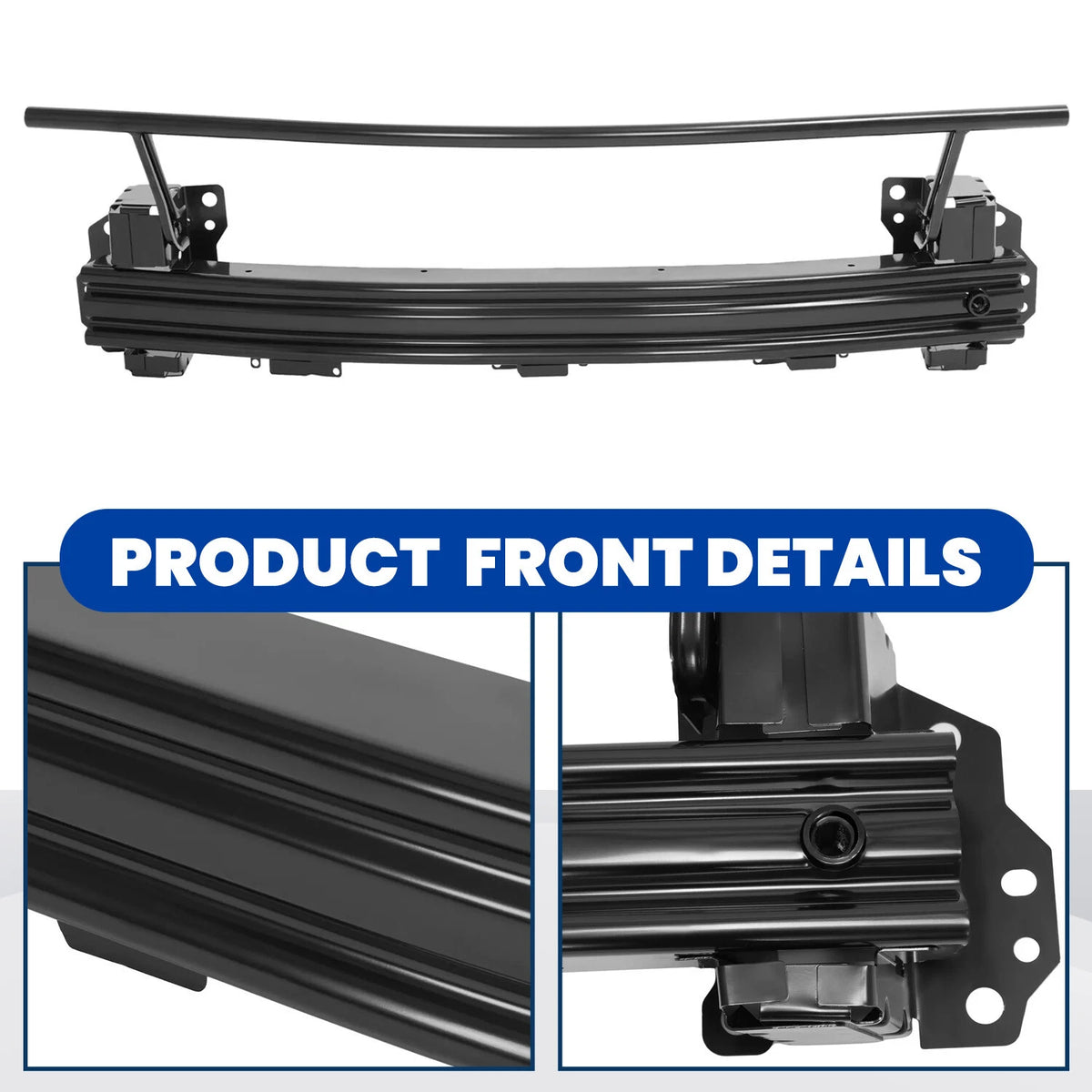 Front Bumper Reinforcement Impact Bar for Dodge Journey (2009–2020) #5116280AC, 5116280AD, 5116280AB, 5116280AA