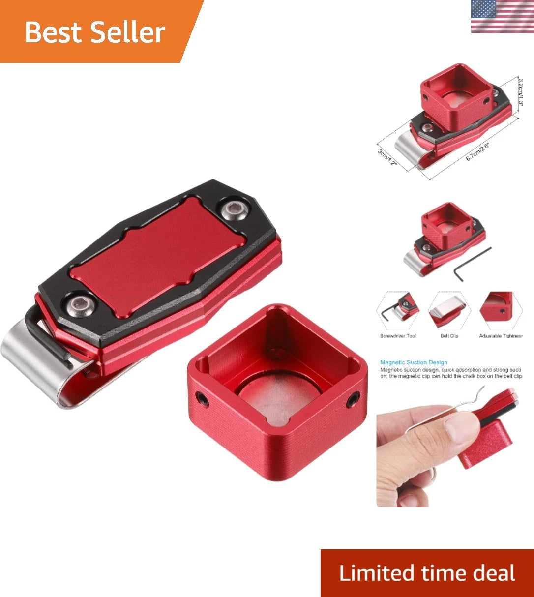Portable Magnetic Billiard Chalk Holder for Snooker (No Year Range)