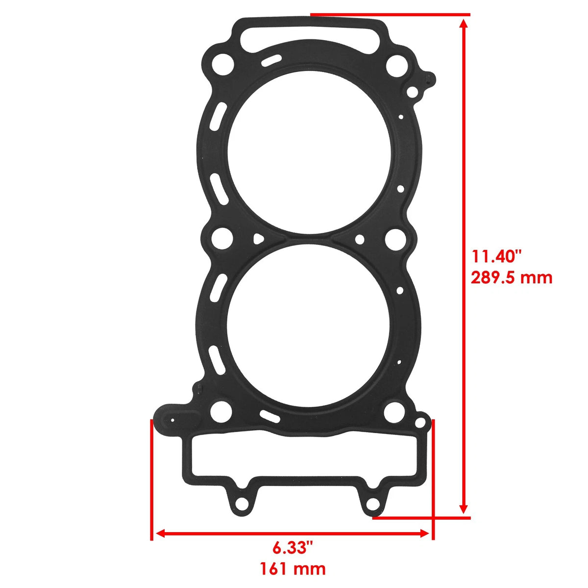 Cylinder and Head Base Gasket for Polaris RZR 4 900 (2014–2018) TY1176XG205WQ