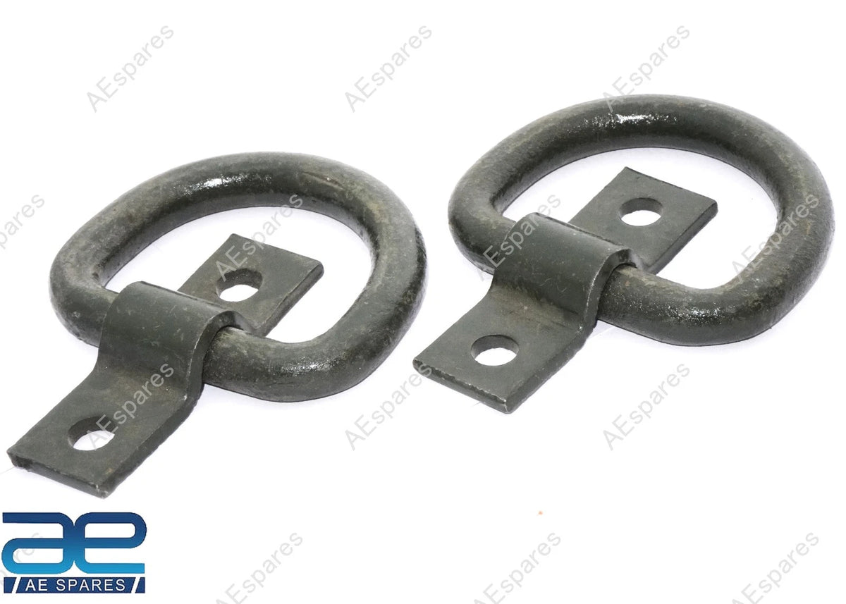 Set of 2 Front Rear Bumper Towing Hooks Brackets for Willys Jeepster