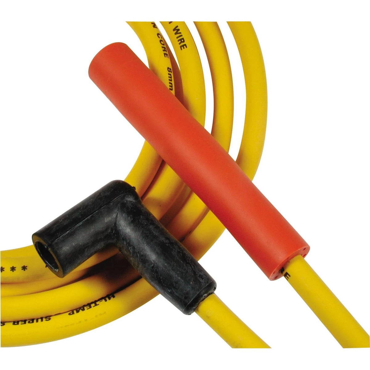 2X Spark Plug Wire Set for GM V8 (1975–1990) 4053 Super Stock 8mm Yellow