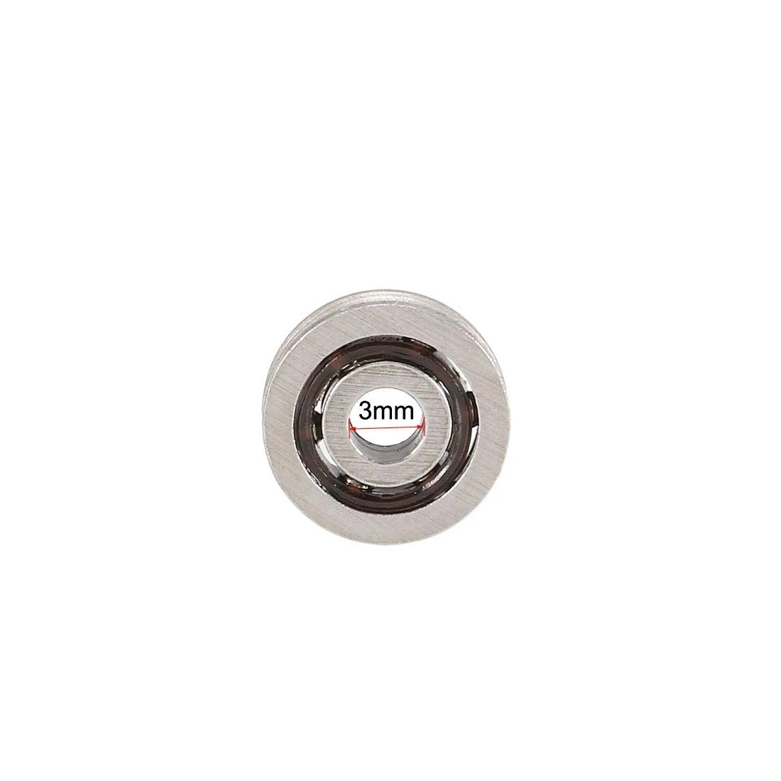 Set of 4 V-Groove Guide Pulley Rail Ball Bearings MF74ZZ