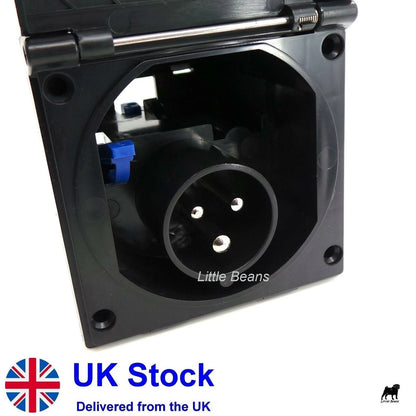 Powerpart 230V Mains Hook Up Inlet Socket for Motorhome (PO1113B)