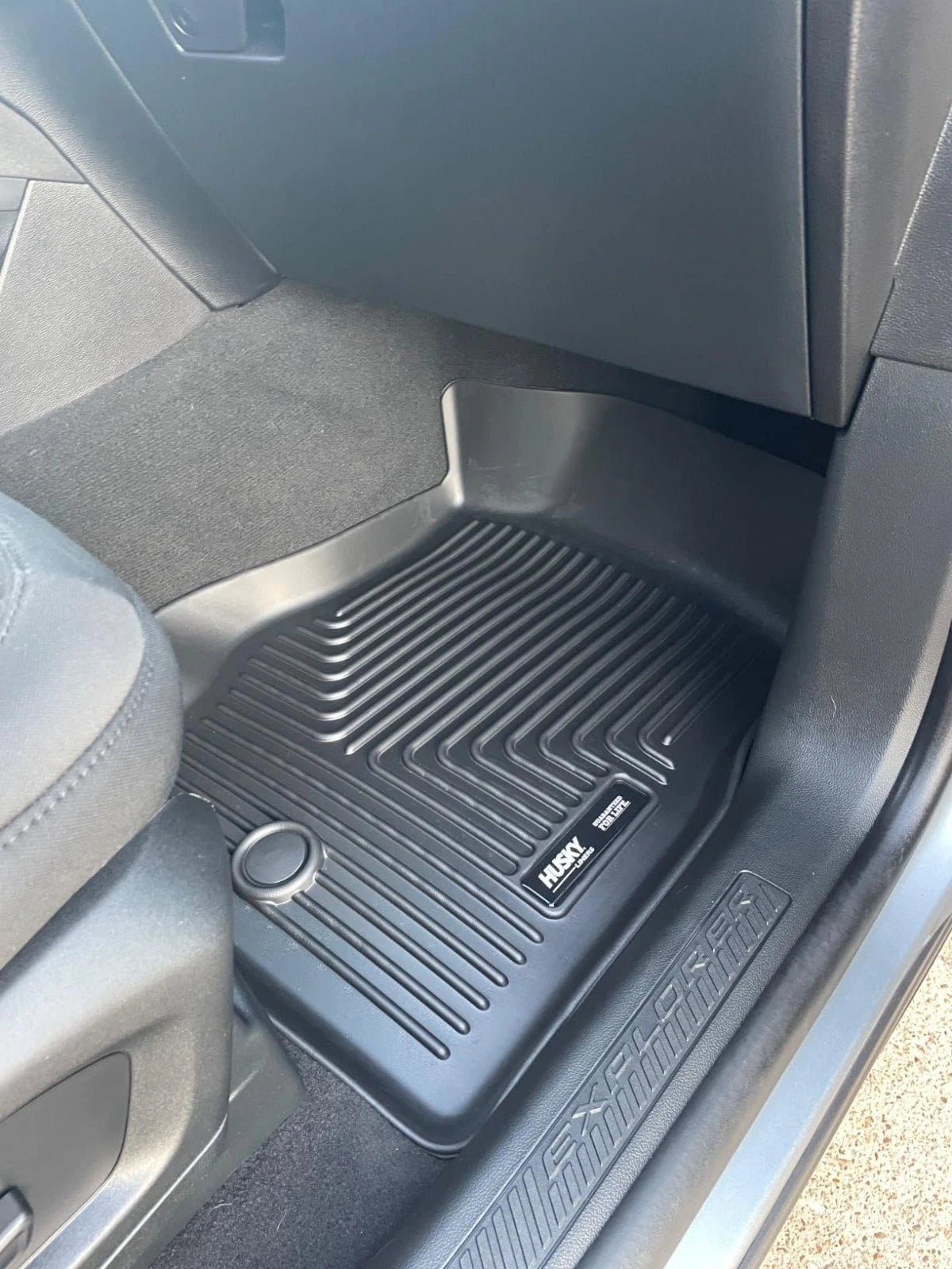 Set of 2 HuskyLiners WeatherBeater Floor Liners for Ford Explorer (2020–2026) 99321