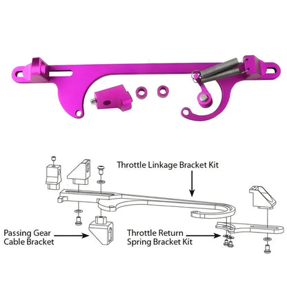 Throttle Cable Carb Bracket for Holley 4150 4160 Series (Carb 350)