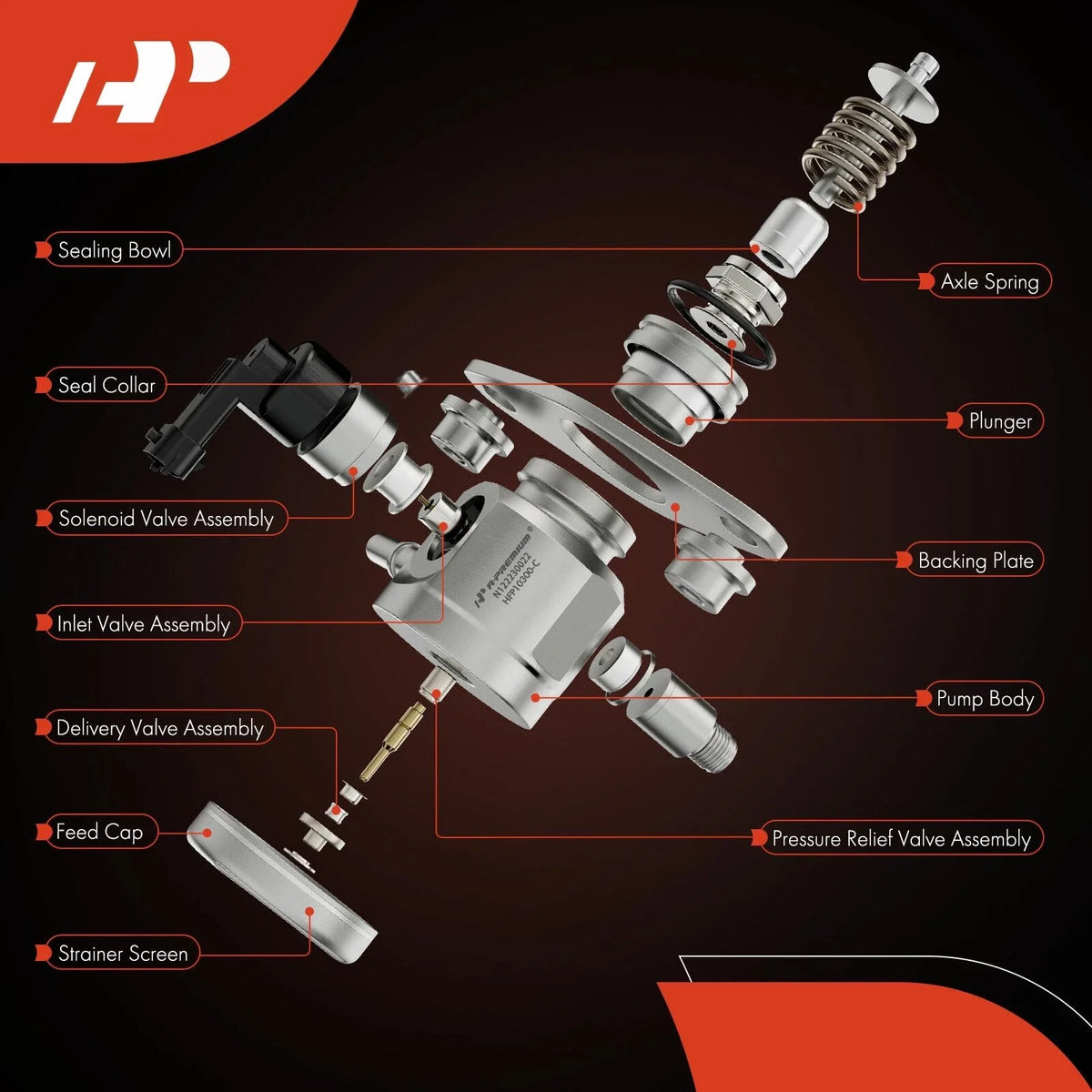 High Pressure Fuel Pump for Ford Escape Fusion Transit Connect (2013–2016)