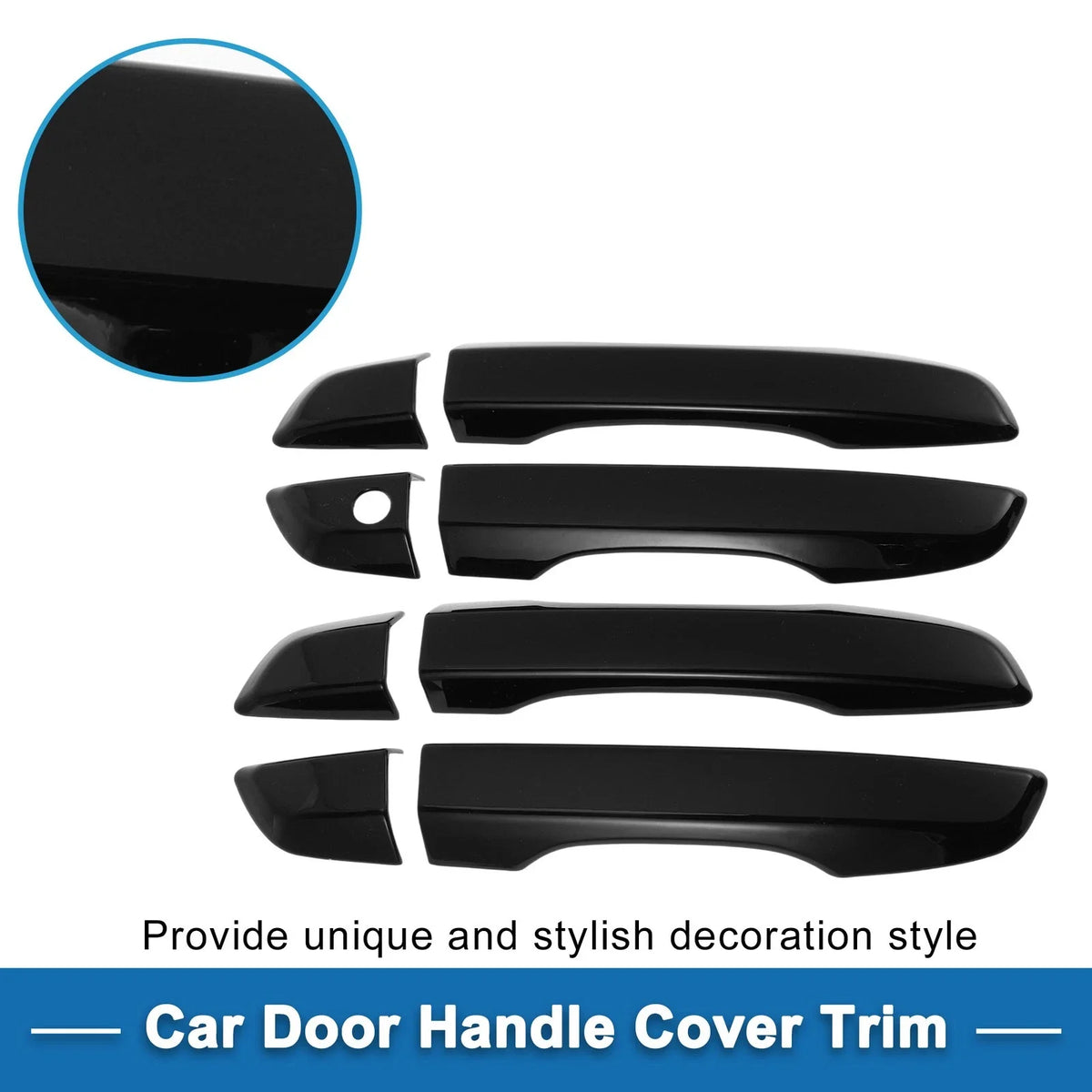 Door Handle Cover Trim for Honda Civic (2016–2021) Black