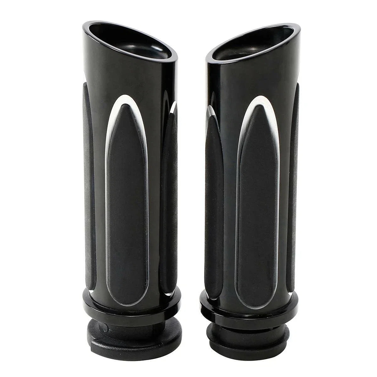 1'' CNC Electric Handle Bar Grips for Harley Touring Street Glide (2008–2023)