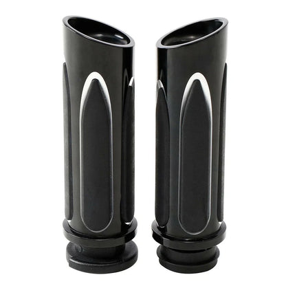 1'' CNC Electric Handle Bar Grips for Harley Touring Street Glide (2008–2023)