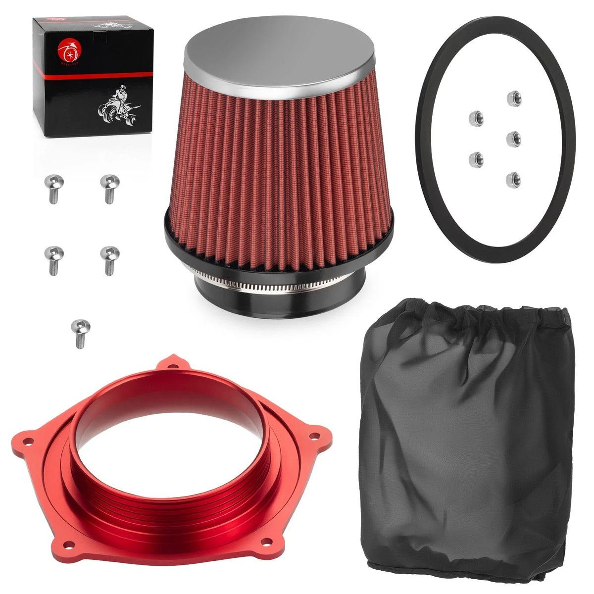 Air Filter Intake Cleaner Kit for Yamaha YFZ450R 2009–2024 5TG-14451-00-00