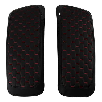 Hard Saddlebags Lids Cover for Harley Touring Electra Glide (2014–2023) Black