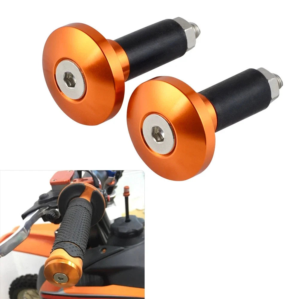 CNC Handlebar Caps Bar Ends for KTM 250 300 350 450 500 525 530 (2003–2023)