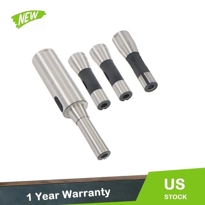 4 Pc R8 Shank Set for 1MT 2MT 3MT 4MT (Industrial) 49695
