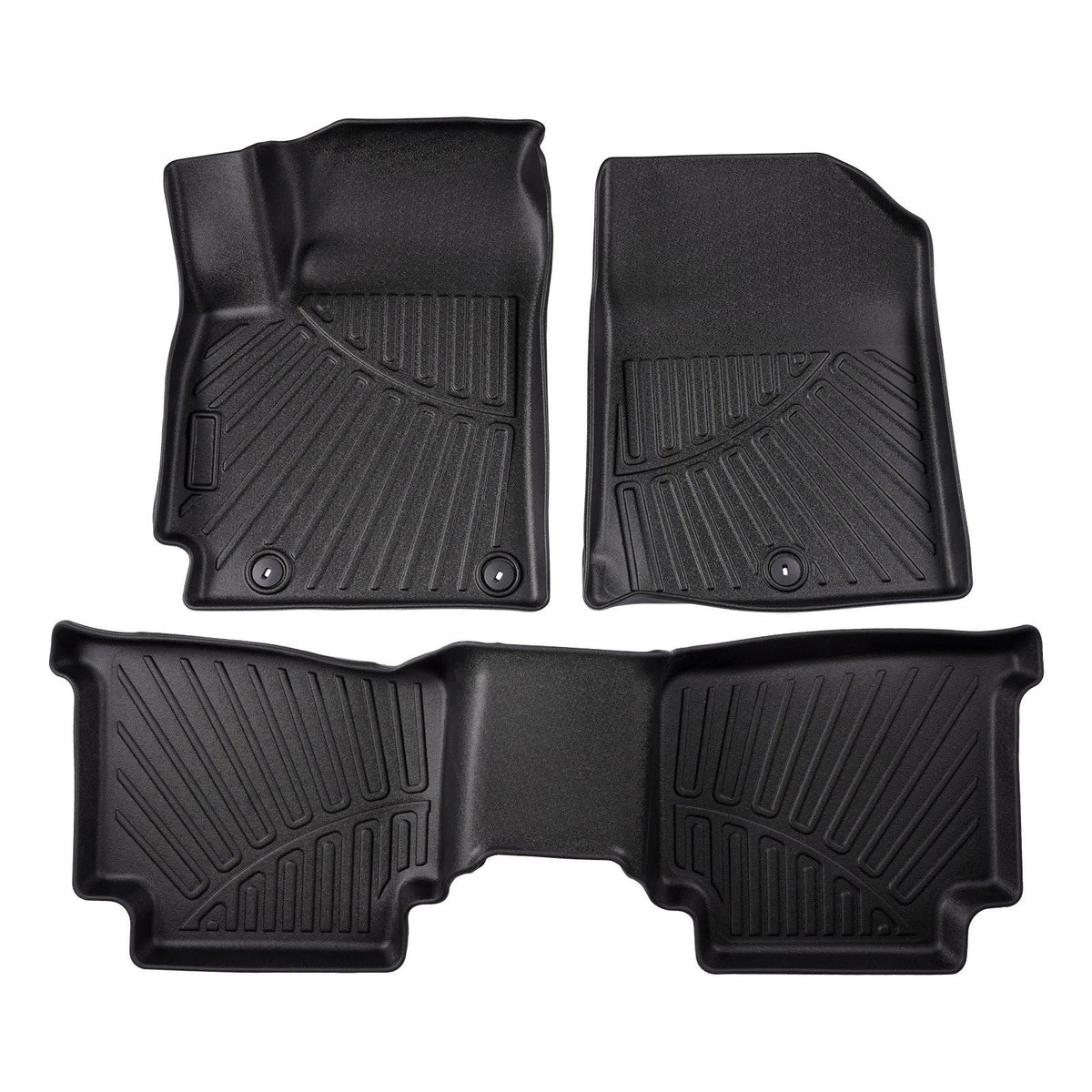 Set of 2 3D Floor Mats for Kia Seltos (2021–2023) Rubber TPE