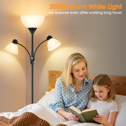 Floor Lamp for Living Room (72" Dimmable Torchiere)