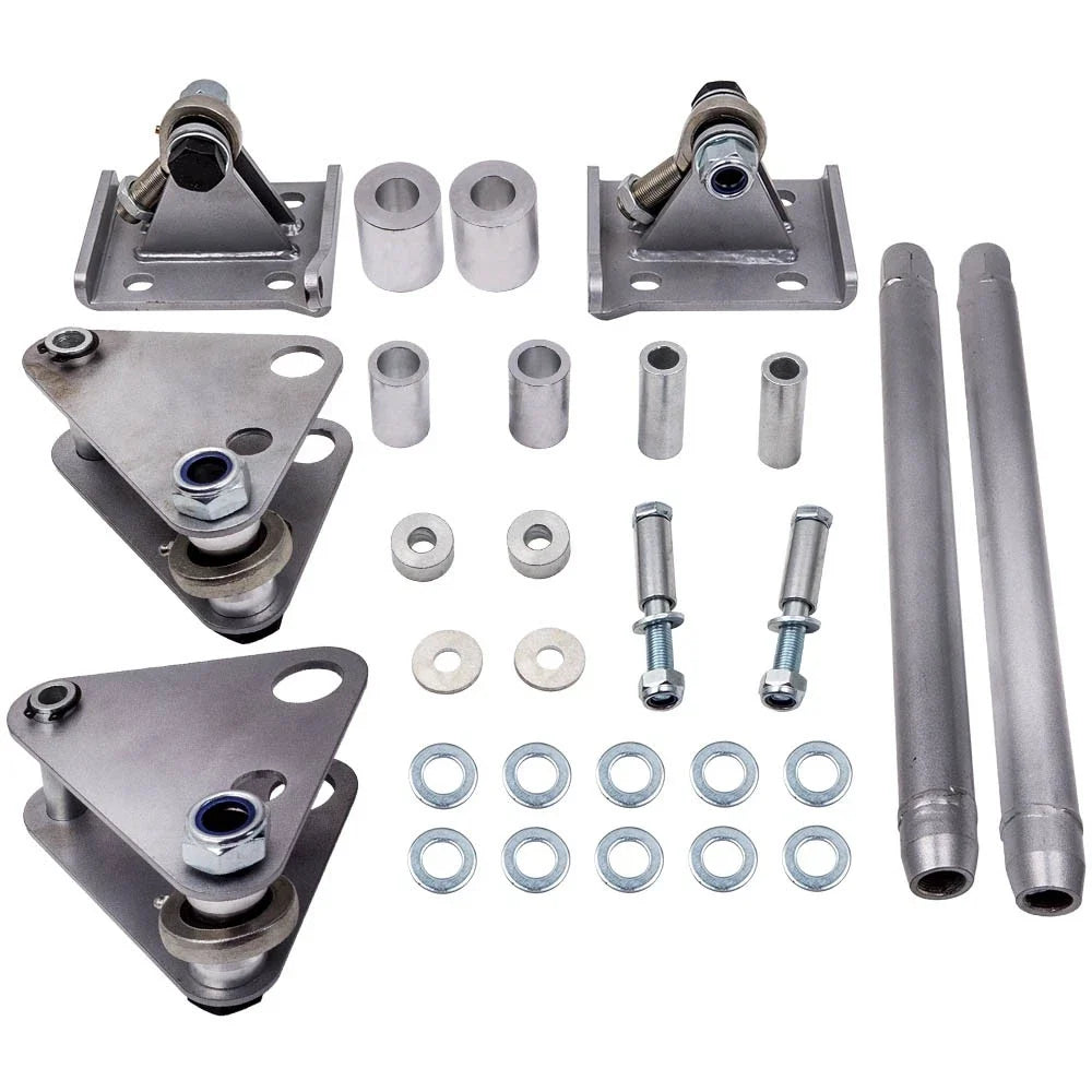 Traction Bars Kit for Plymouth Valiant (1960–1966) Tie Plates, Shock Mounts