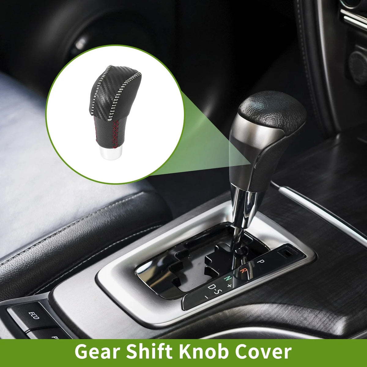 Gear Shift Knob Cover for Lexus RX350 (2023–2024) Black Beige