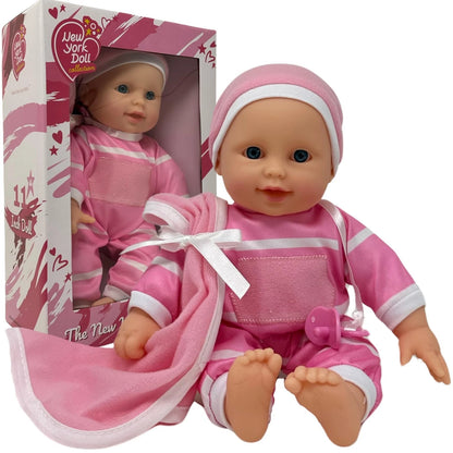 11 Inch Soft Body Baby Doll for New York Doll Collection